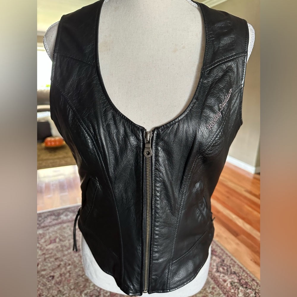 Harley Davidson Leather Vest Woman’s